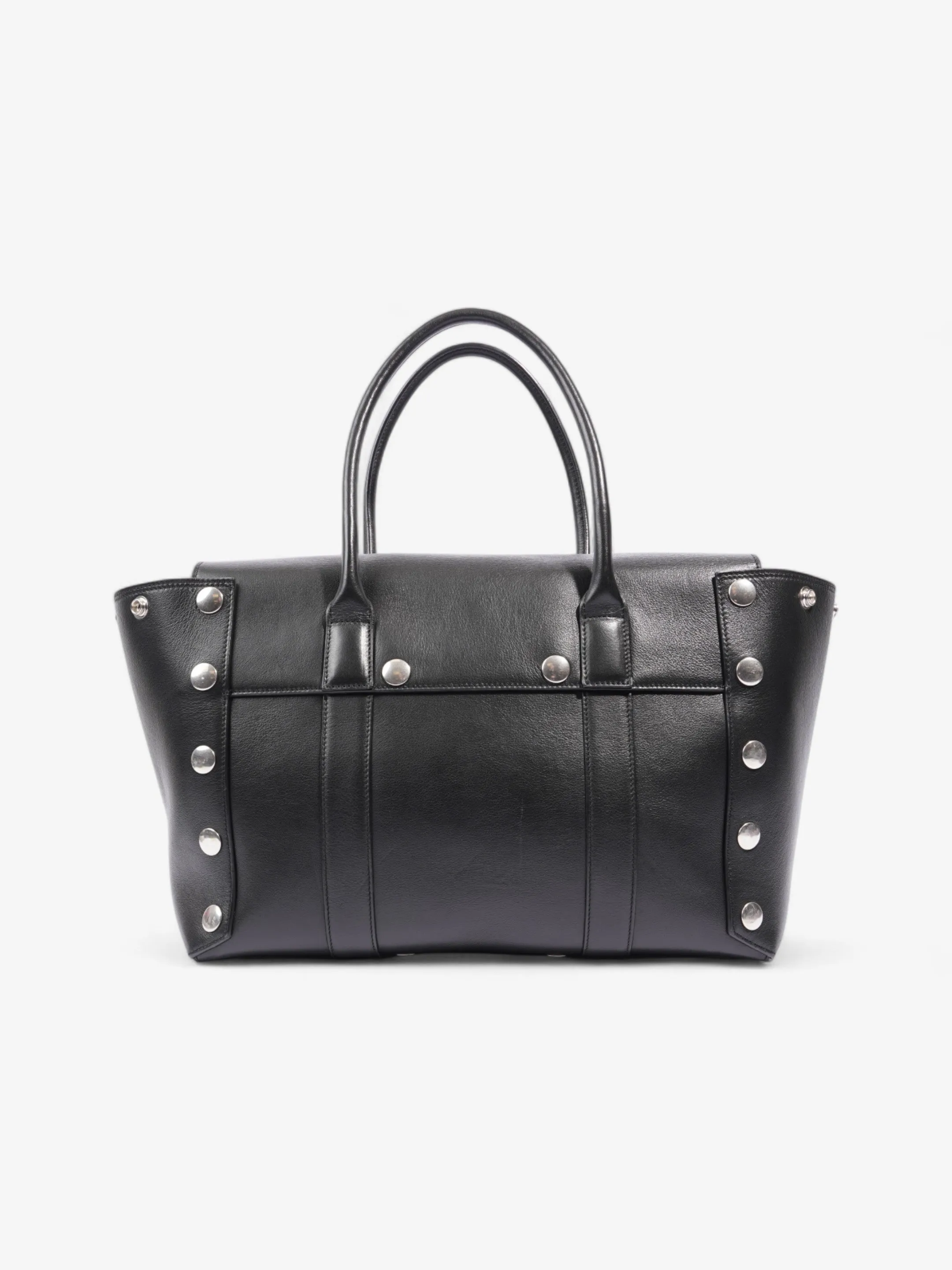 Mulberry Studded Bayswater Black Calfskin Leather