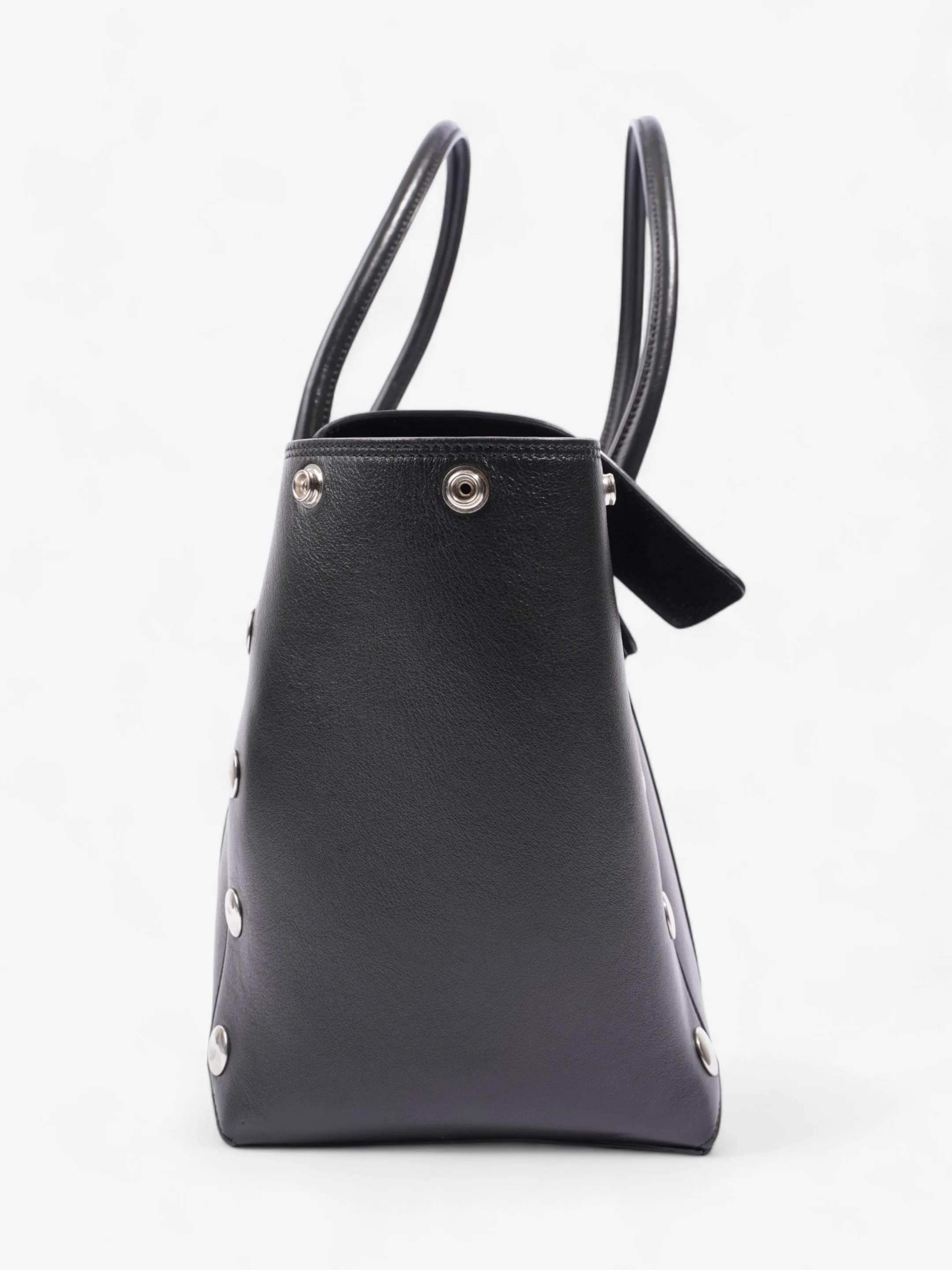 Mulberry Studded Bayswater Black Calfskin Leather