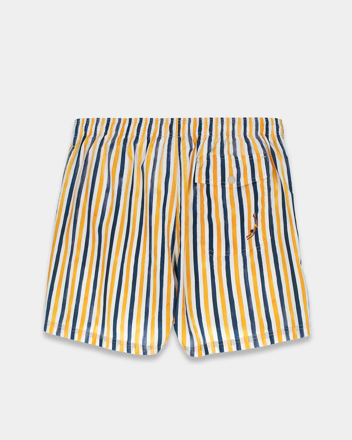 Multicolor Wave Swim Shorts