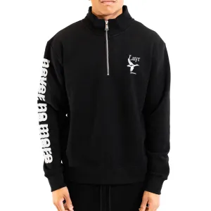 N2M Quarter Zip Crew, Black/Reflective