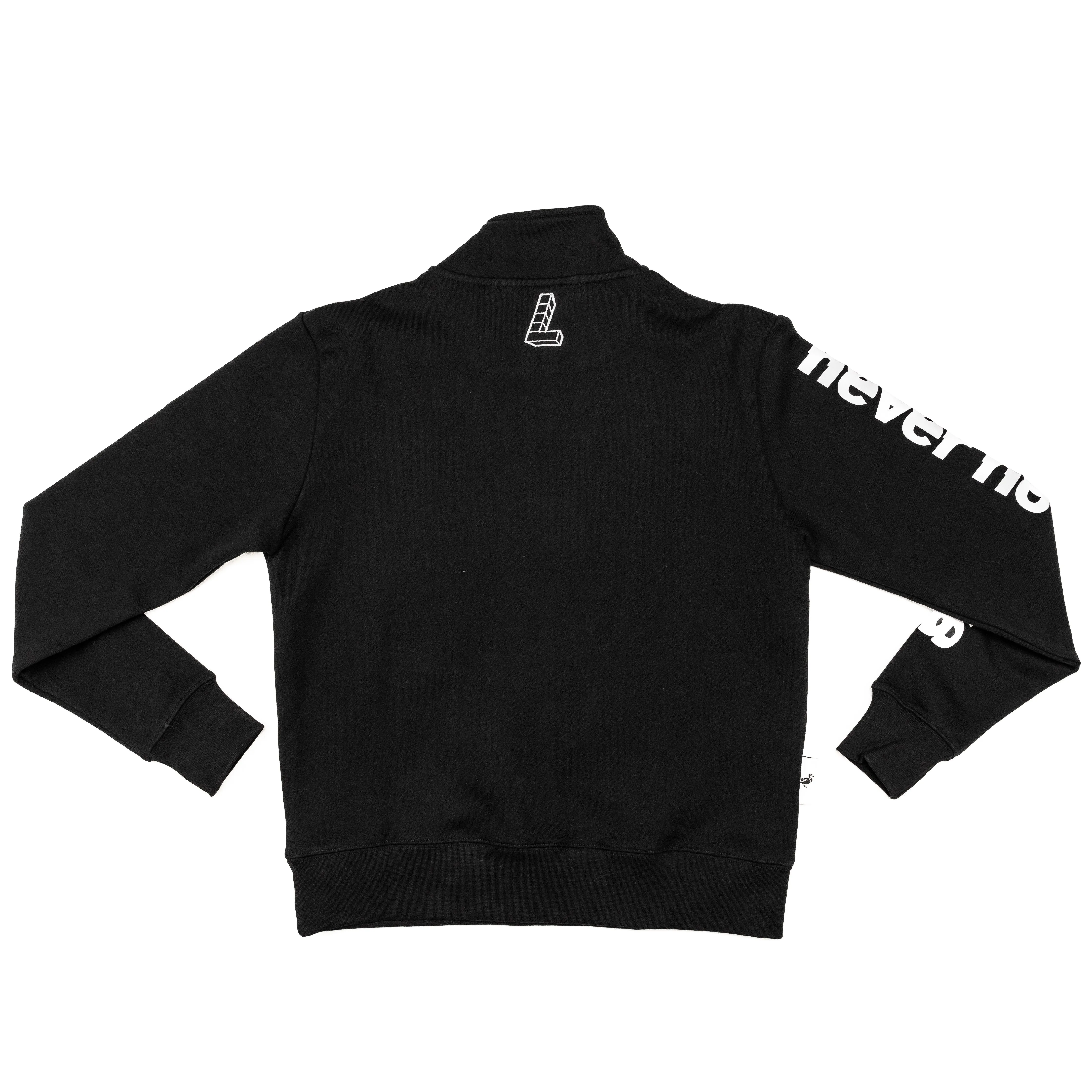 N2M Quarter Zip Crew, Black/Reflective
