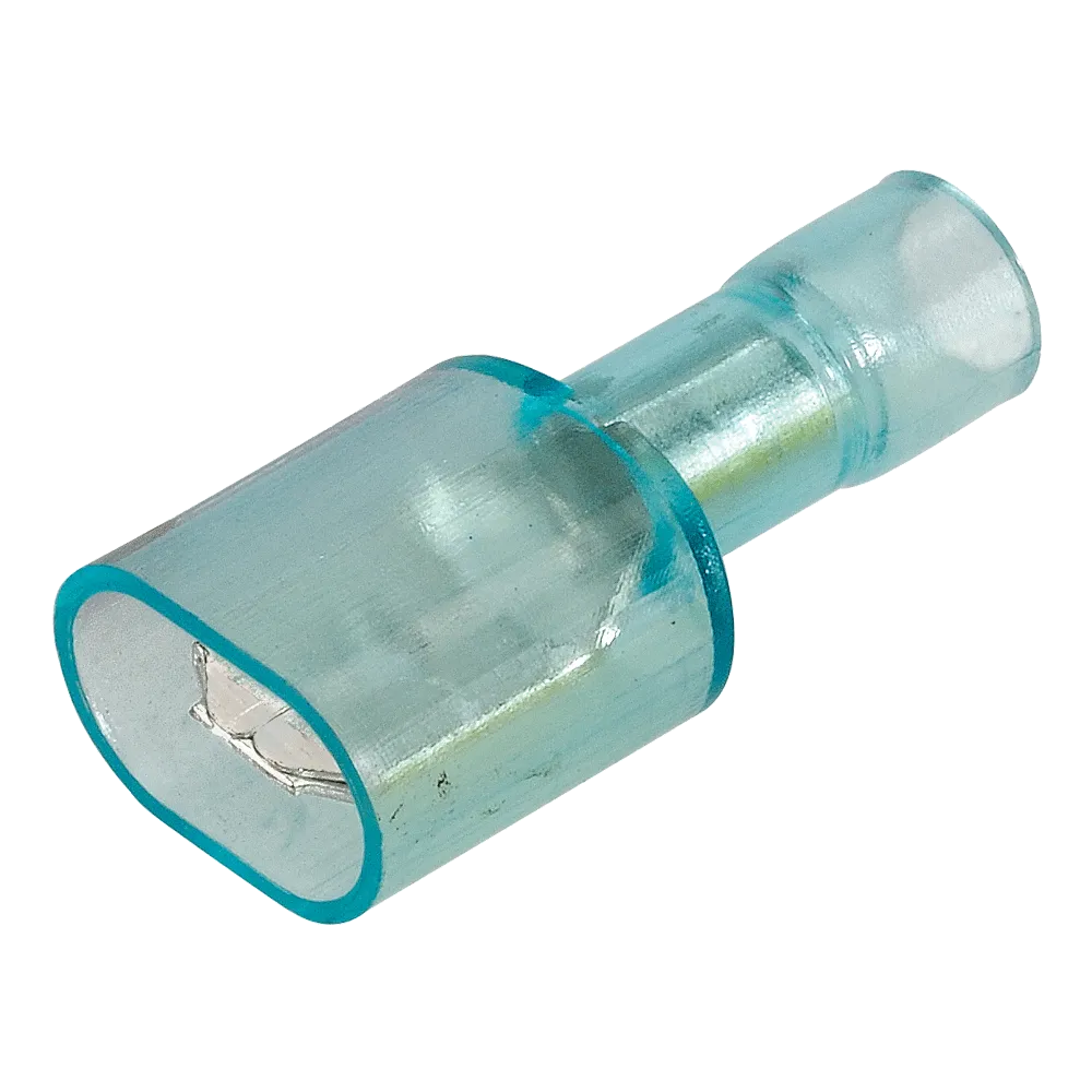 Narva Fully Insulated Male Blade Terminals (Blue 6.3mm Tab) - Pack of 50 - 56112