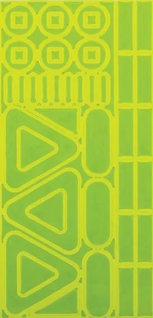 Nathan Reflective Cycle/Helmet Stickers - Hi-Viz Yellow