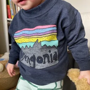 Navy Fitz Roy Skies Jumper
