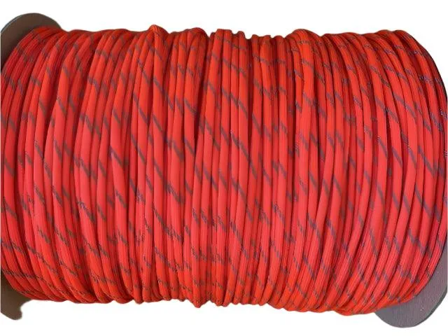 Neon Orange Reflective Paracord