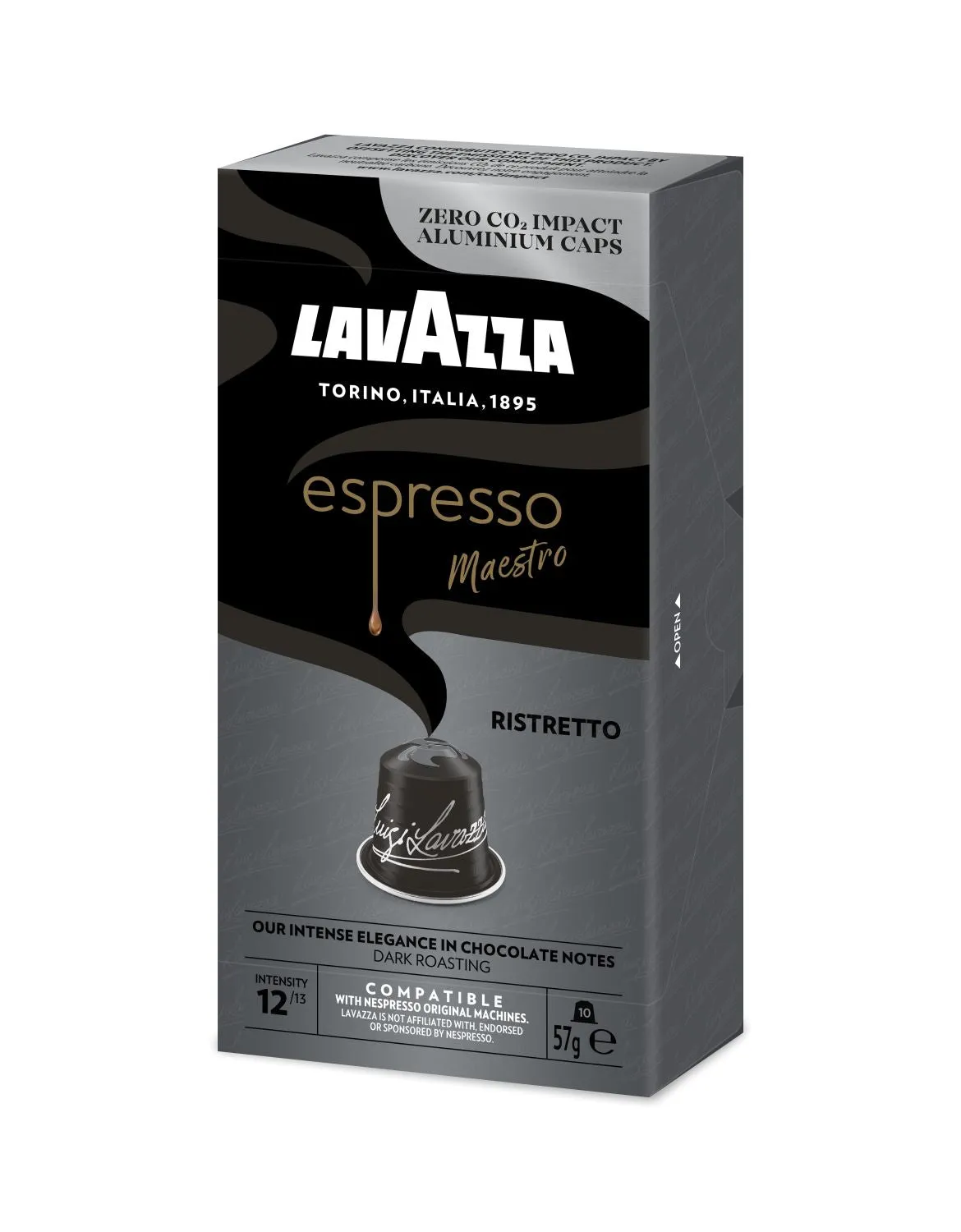 Nespresso Compatible Lavazza Maestro Ristretto 30 Coffee Capsules
