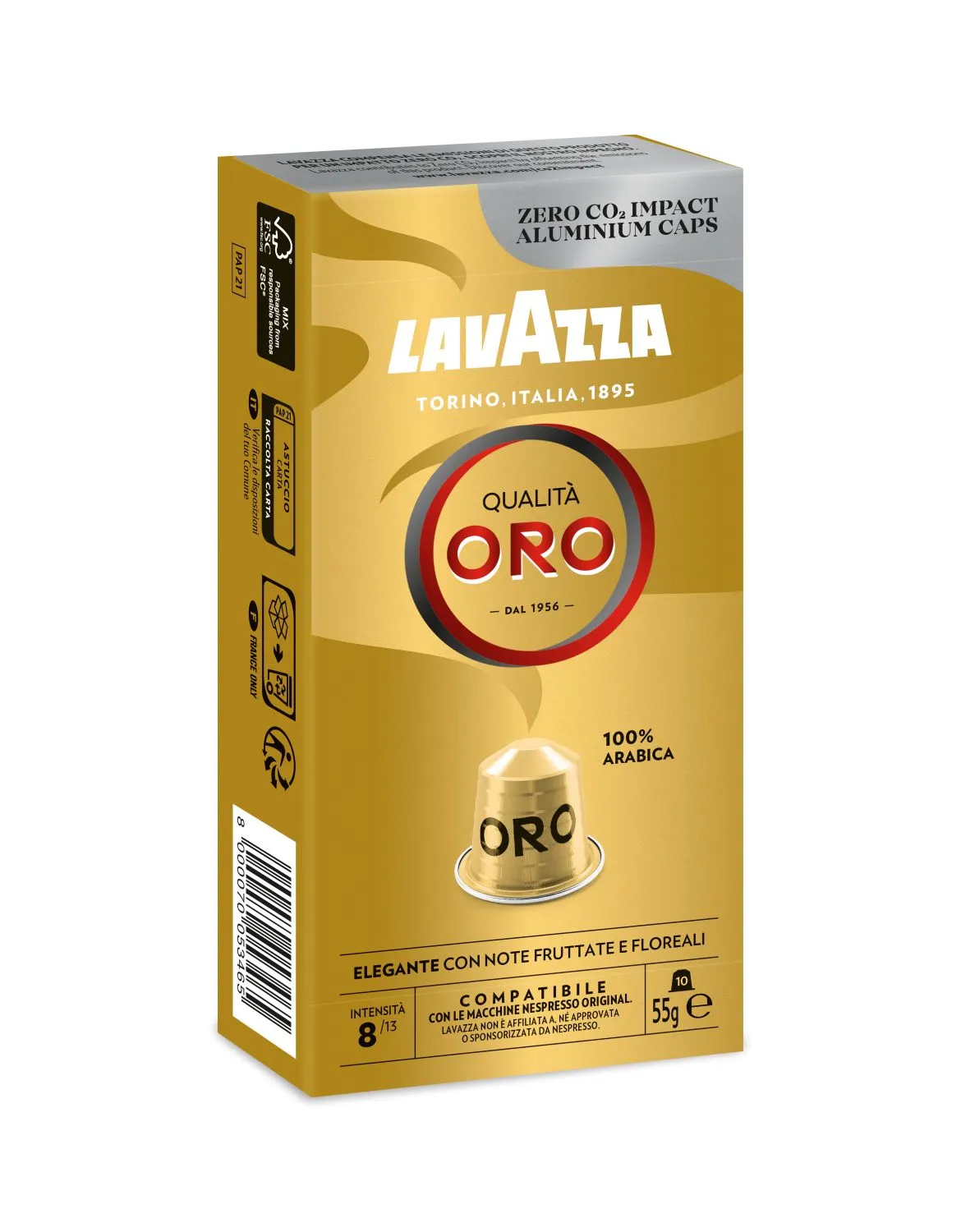 Nespresso Compatible Lavazza Oro 10 Coffee Capsules
