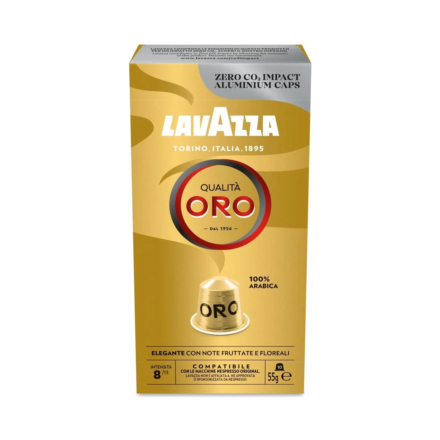 Nespresso Compatible Lavazza Oro 50 Coffee Capsules