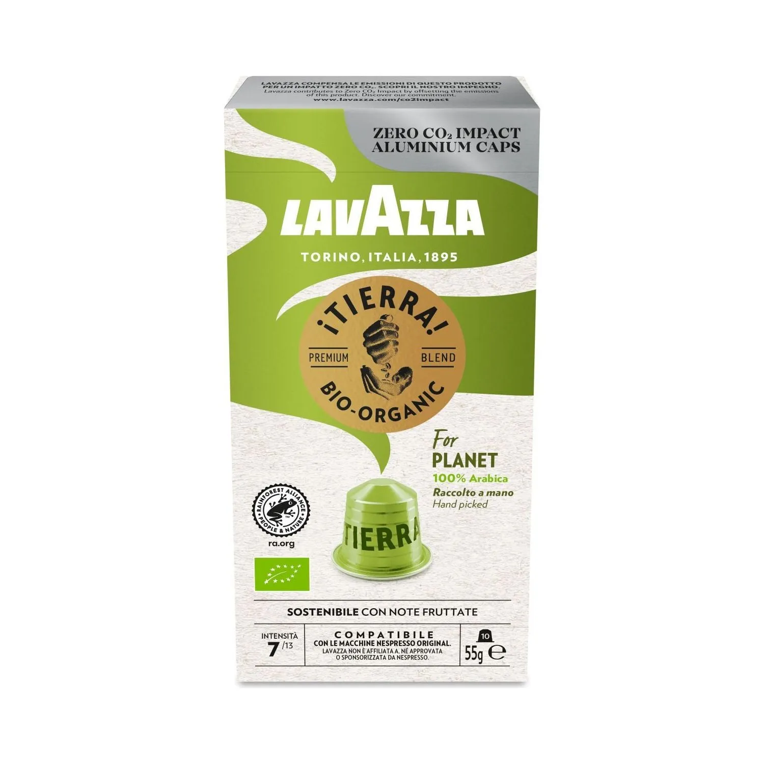 Nespresso Compatible Lavazza Tierra 30 Coffee Capsules