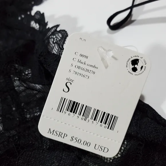 NEW 2-pack Free People Everyday Lace Longline Bralette MSRP $60 *FP004