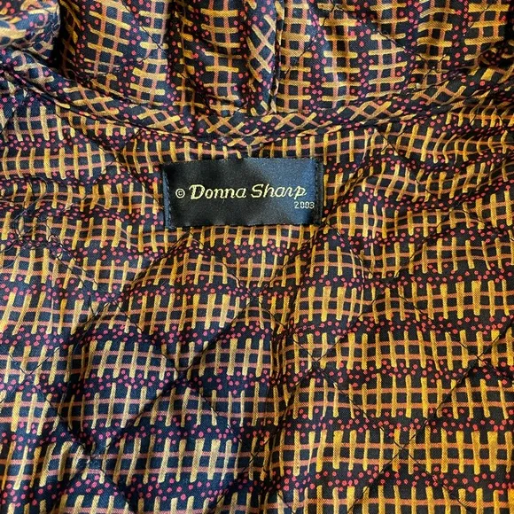 New Donna Sharp Vintage Quilted Cotton Dragonfly Jacket Size: P