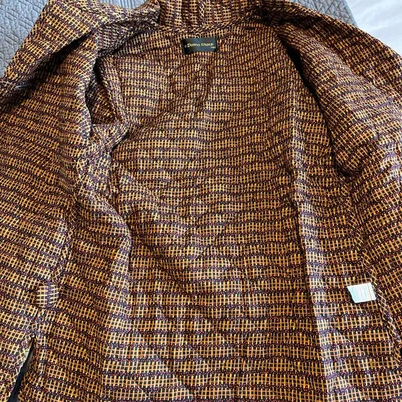 New Donna Sharp Vintage Quilted Cotton Dragonfly Jacket Size: P