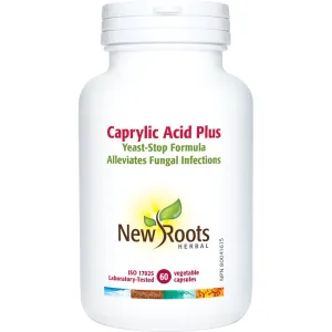 New Roots Caprylic Acid Plus 60 Veg Capsules
