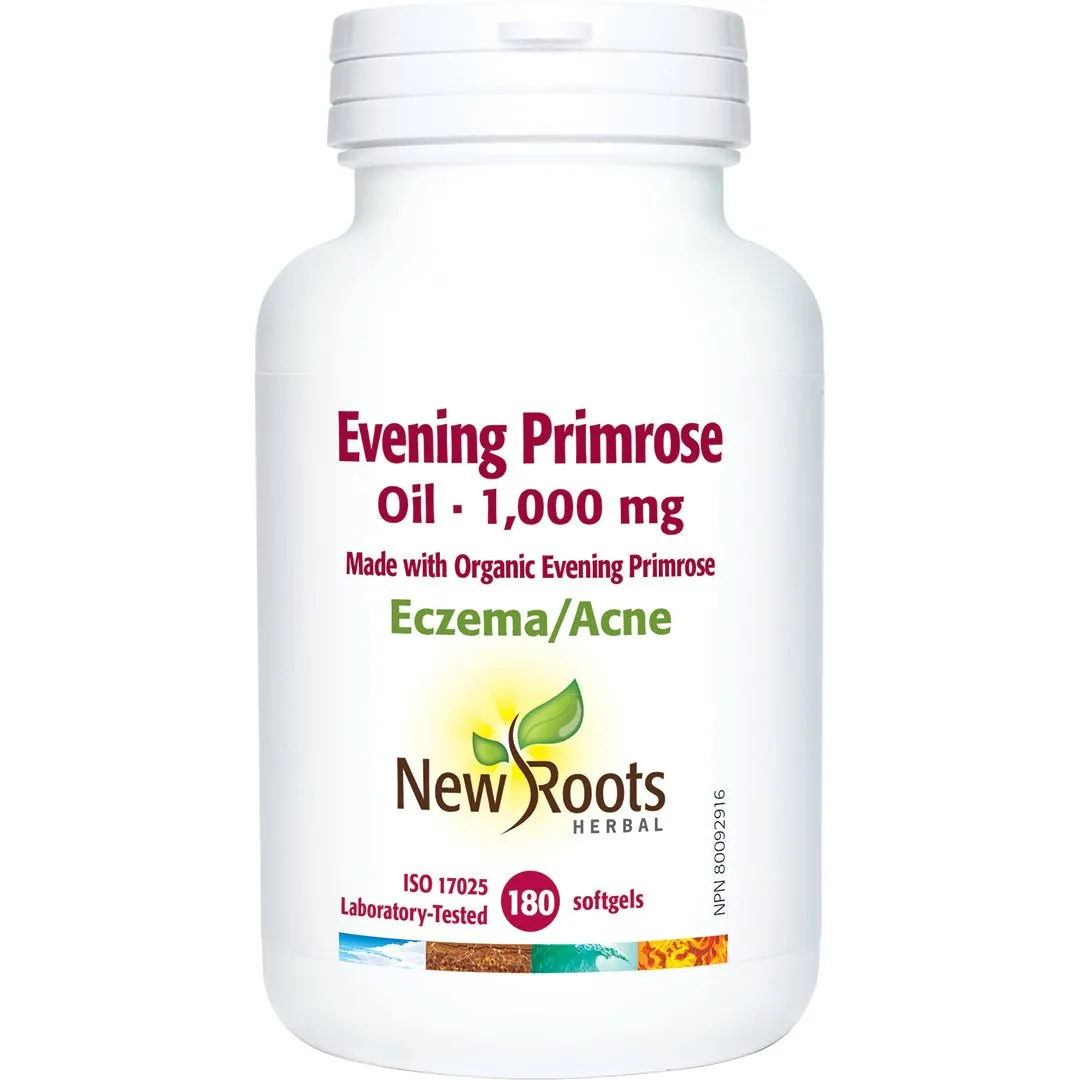 New Roots Evening Primrose Oil 1,000 mg 180 Softgels