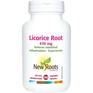 New Roots Licorice Root 100 Capsules