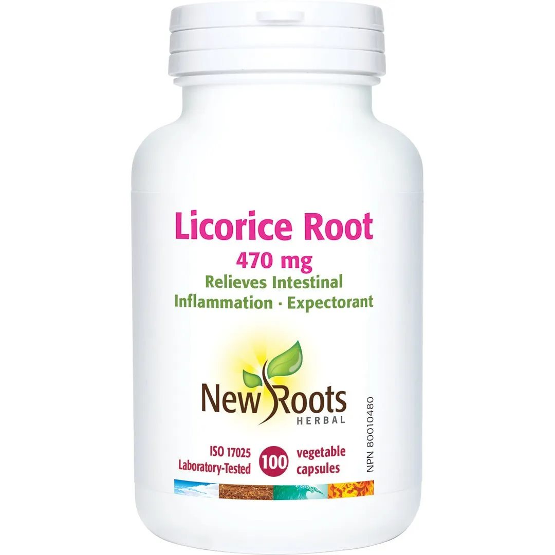 New Roots Licorice Root 100 Capsules