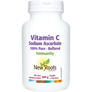 New Roots Vitamin C Sodium Ascorbate 250 Grams