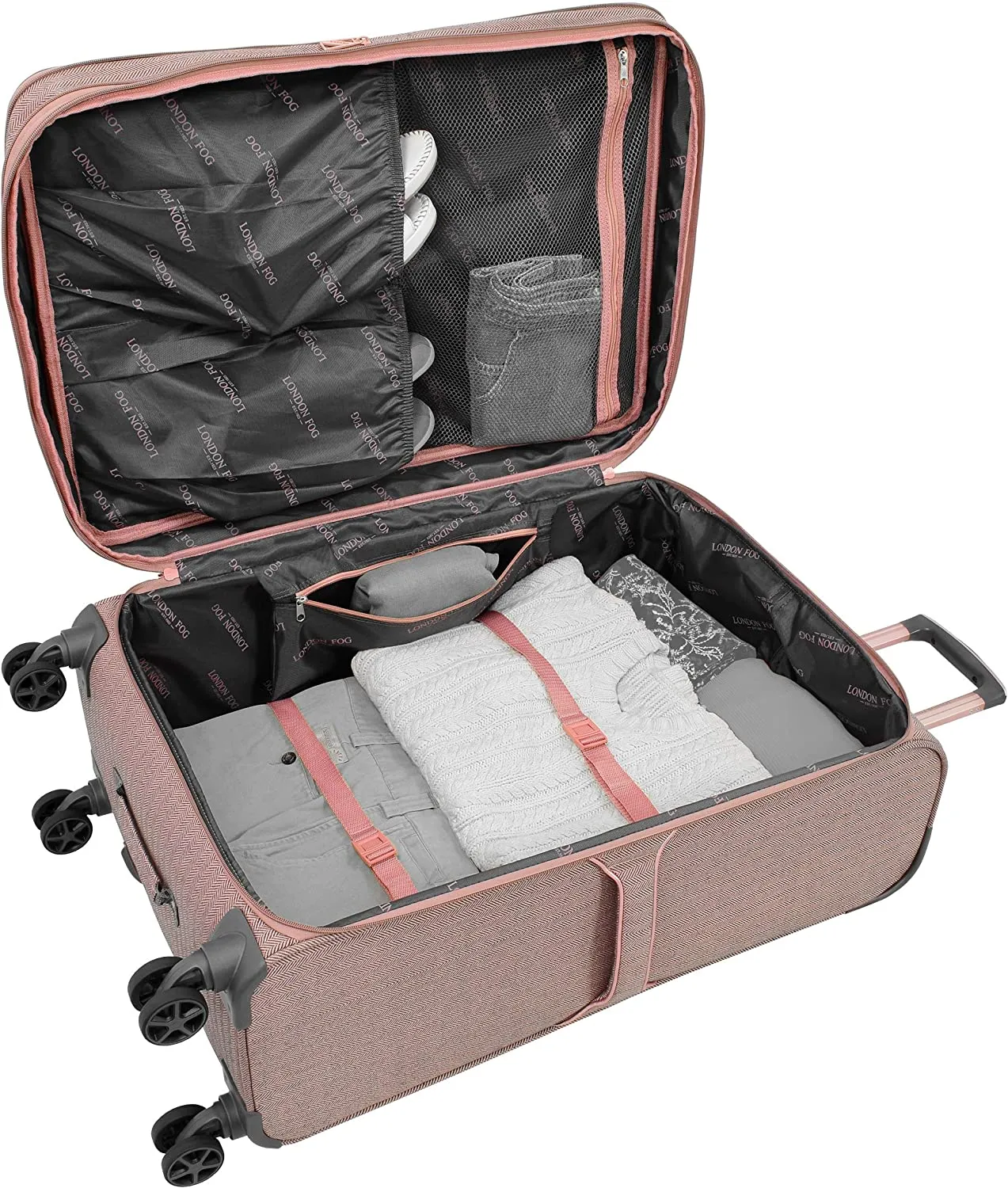 Newcastle 28" Large Checked Expandable Spinner