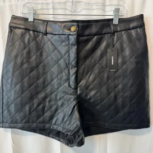 NWT Express Faux Leather Quilted Shorts
