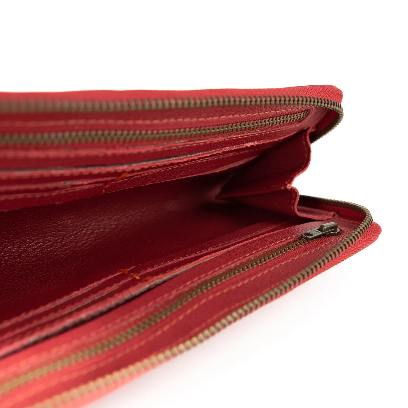 Olwethu : Ladies Leather Clutch Purse in Valentine Cayak