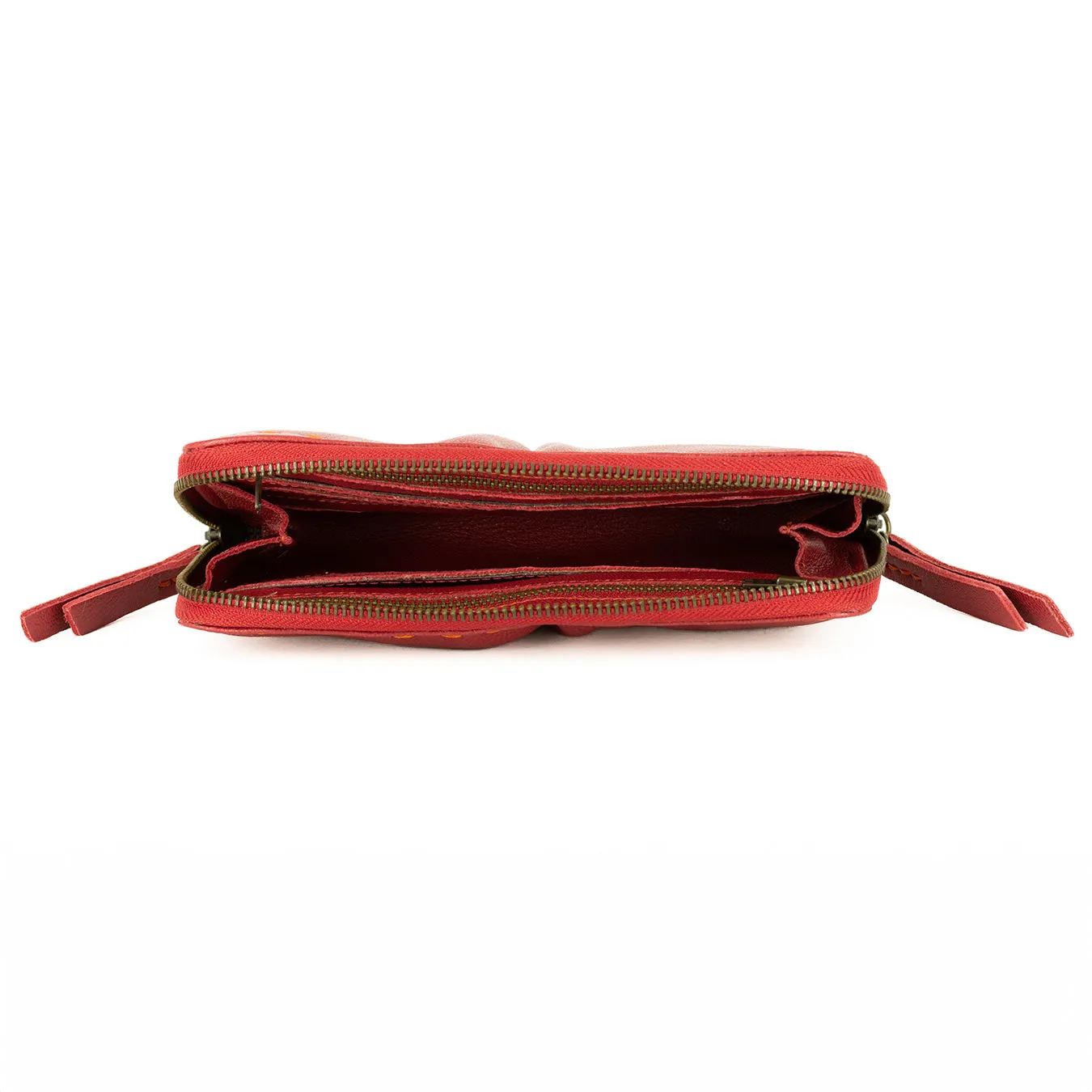 Olwethu : Ladies Leather Clutch Purse in Valentine Cayak