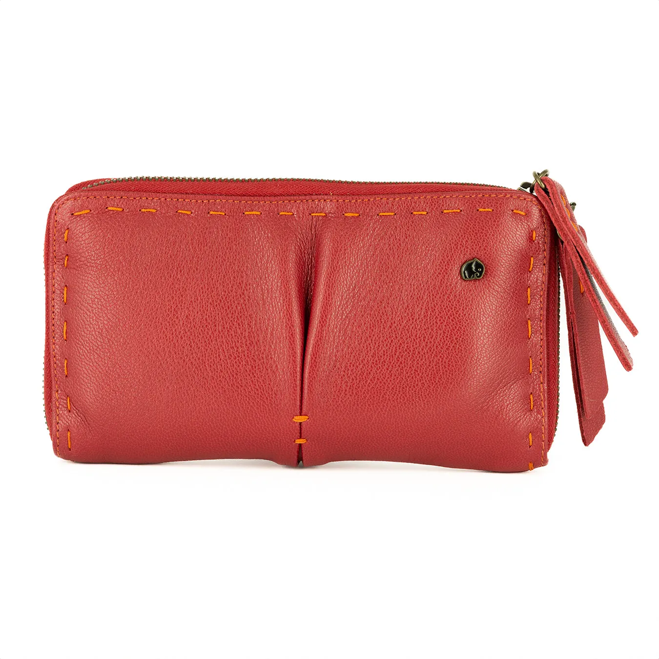 Olwethu : Ladies Leather Clutch Purse in Valentine Cayak