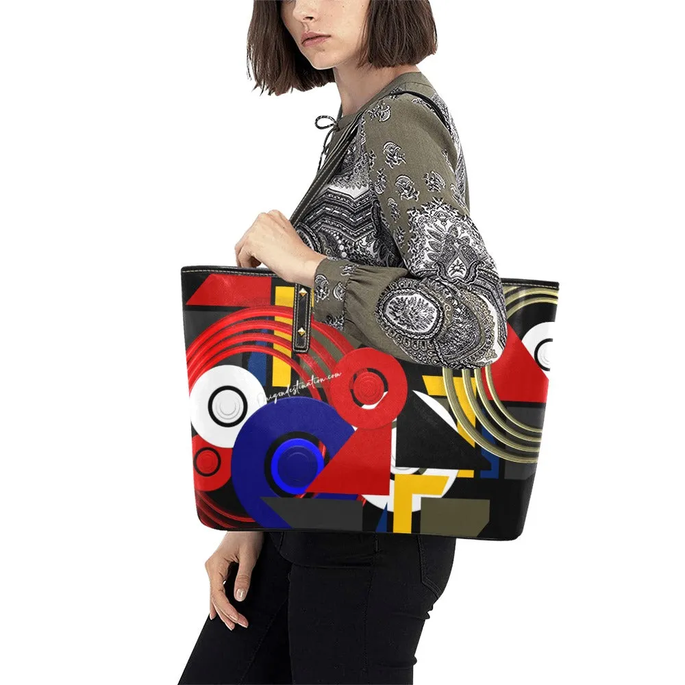 Origen Destination Elec Women's Rivet-strap Large Tote Bag