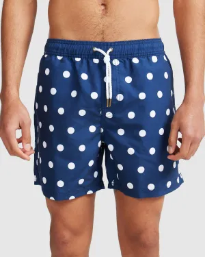 ORTC Henley Swim Shorts - Navy Blue