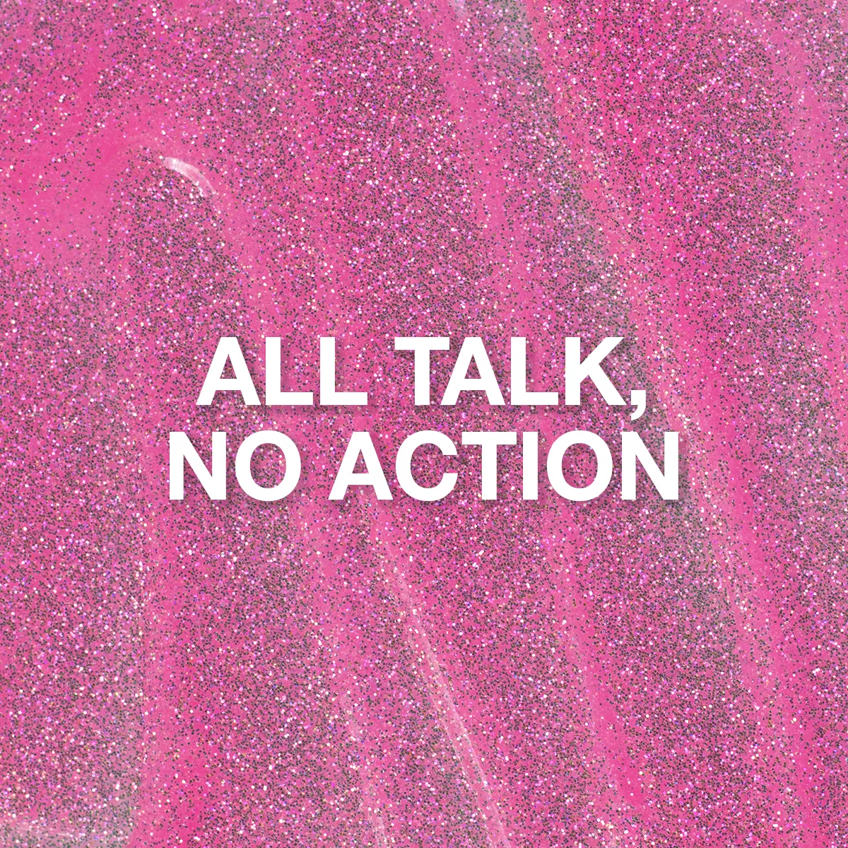 P  All Talk, No Action Glitter Gel Polish 10 ml
