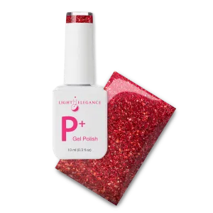 P  Little Red Sled Glitter Gel Polish 10 ml