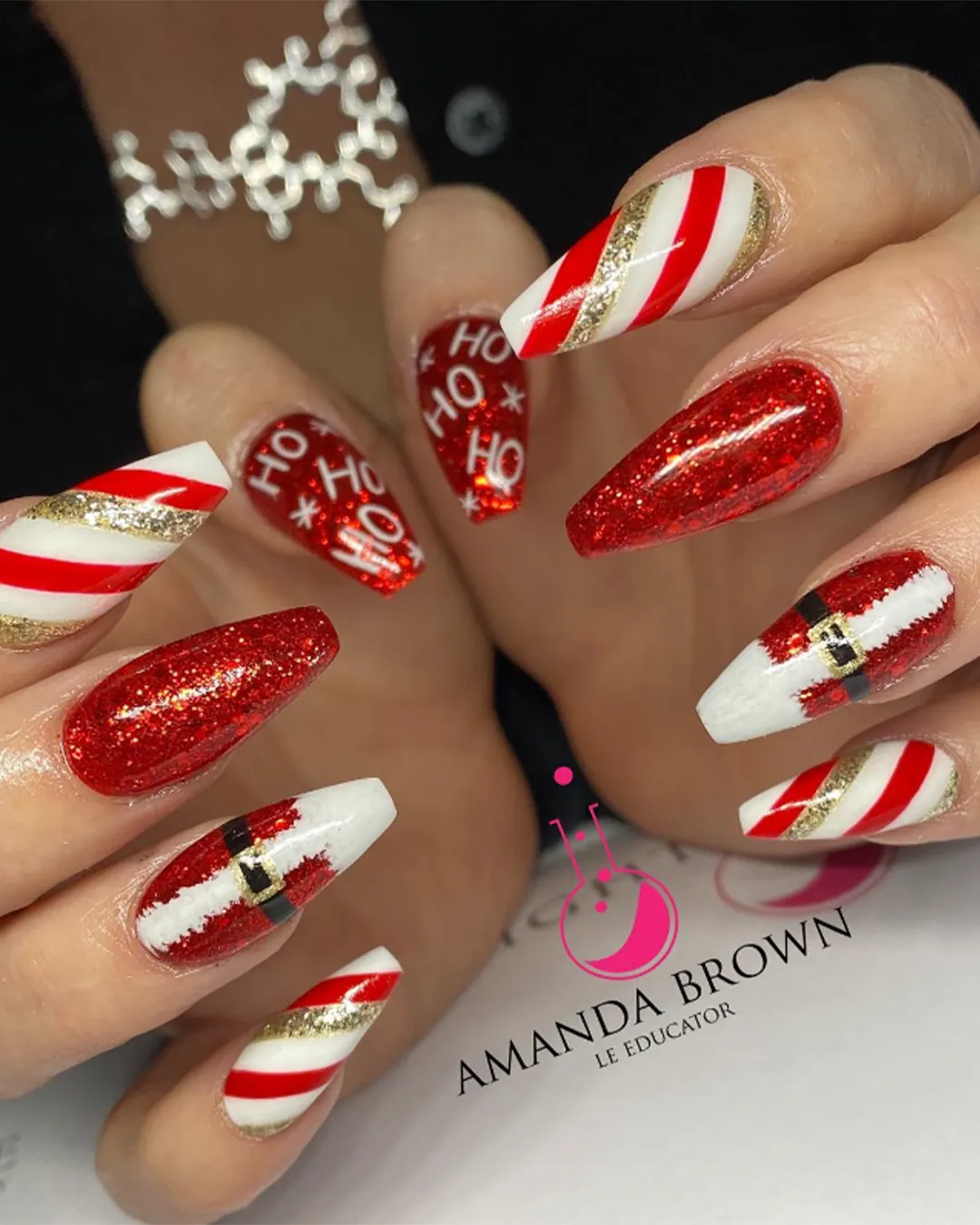 P  Little Red Sled Glitter Gel Polish 10 ml