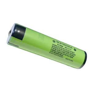 Panasonic NCR18650GA 3450mAh Button top with PROTECTION