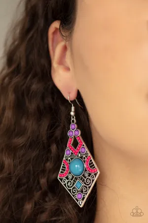 Paparazzi Malibu Meadows Earrings Multi