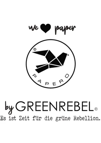 PAPERO leichtes flaches Papier Wallet RAVEN mit integriertem RFID-Schutz und Münzfach