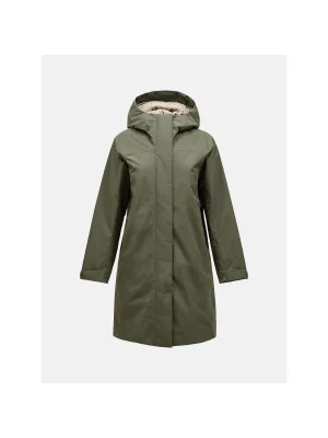 Parka Peak Performance W Treeline Insulated Park zielony