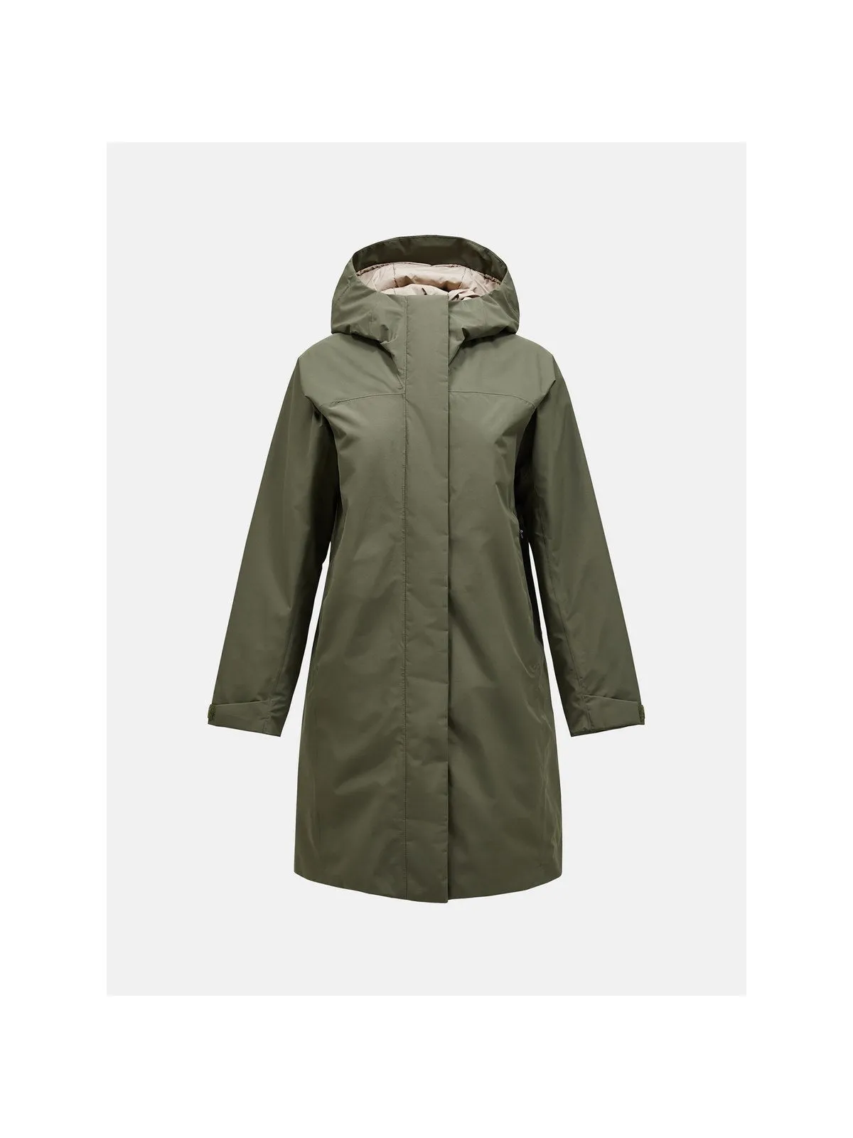Parka Peak Performance W Treeline Insulated Park zielony