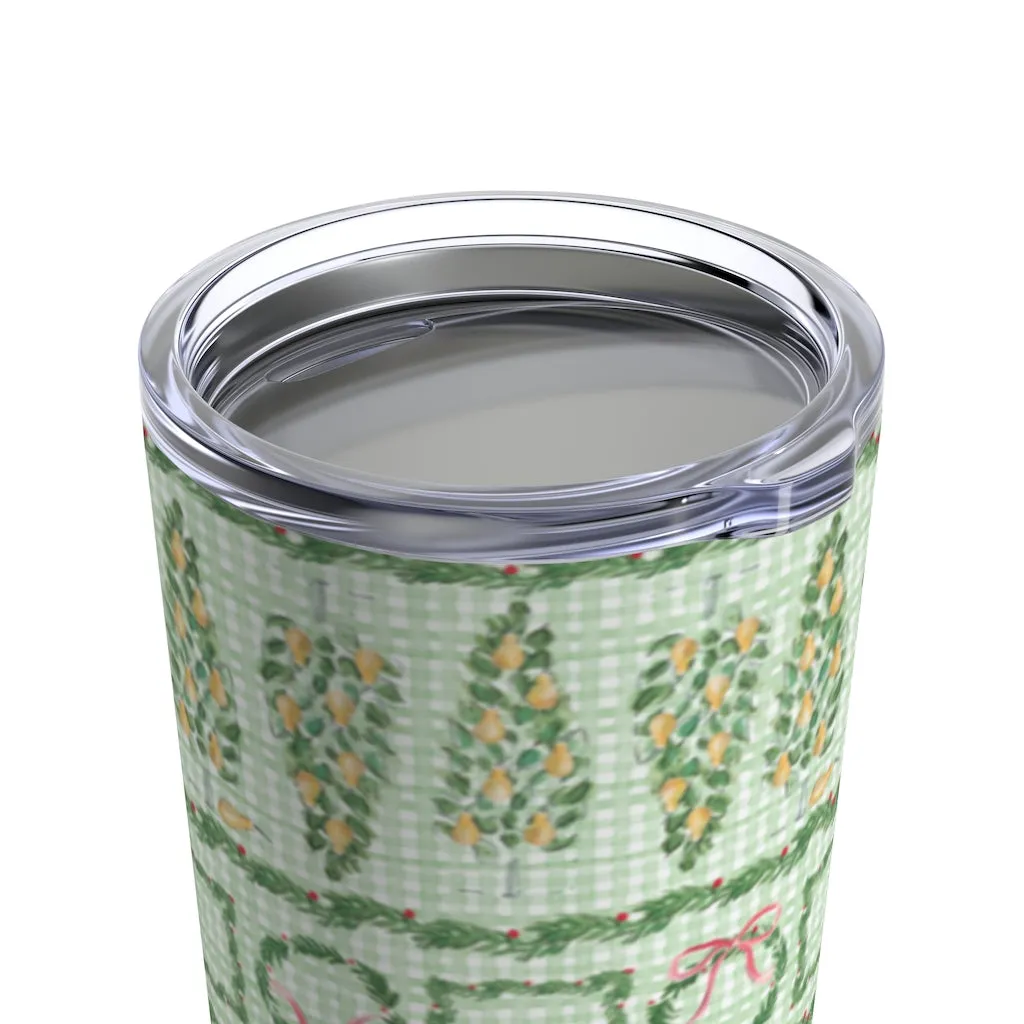 Partridge in Pear Tree Tumbler 20oz