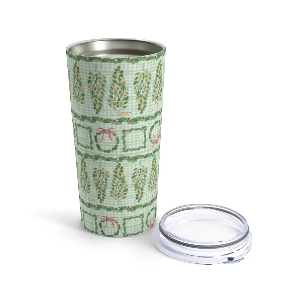 Partridge in Pear Tree Tumbler 20oz
