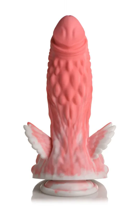 Pegasus Pecker Winged Silicone  - Pink/white