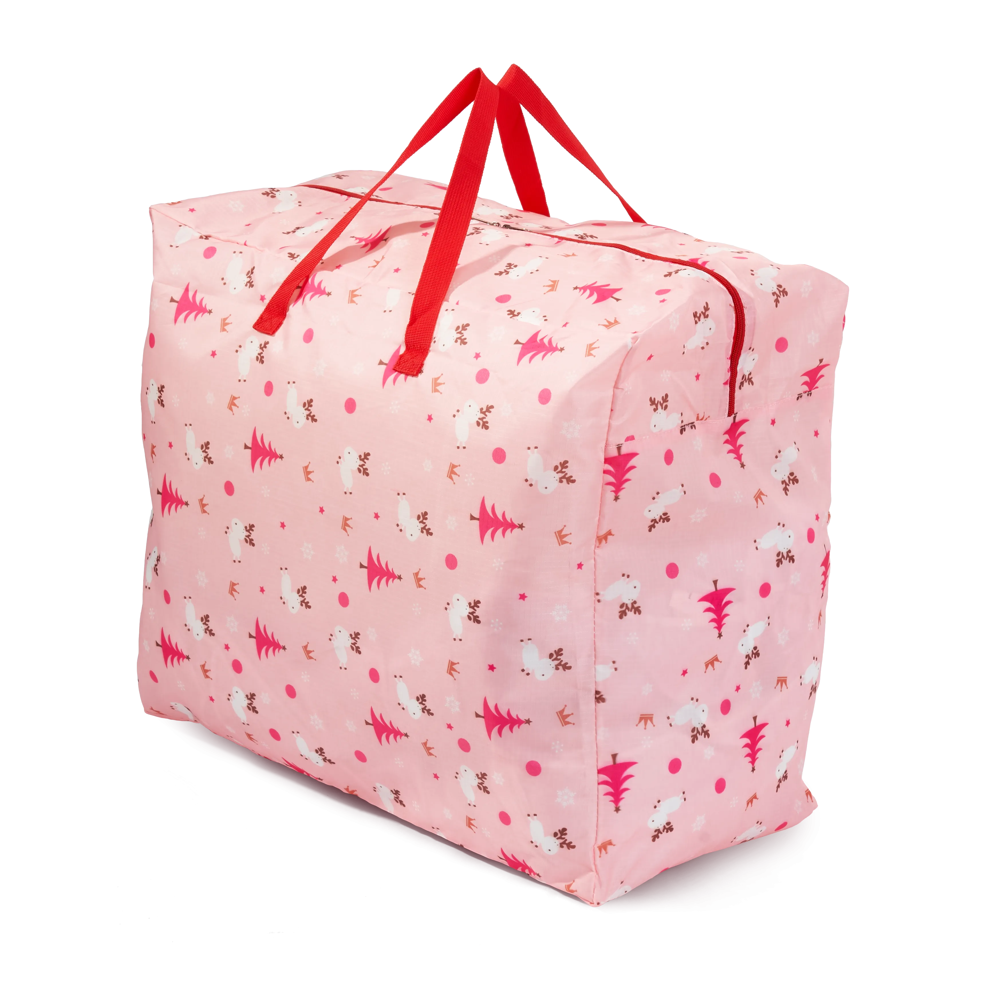 Pink Christmas Storage Bags