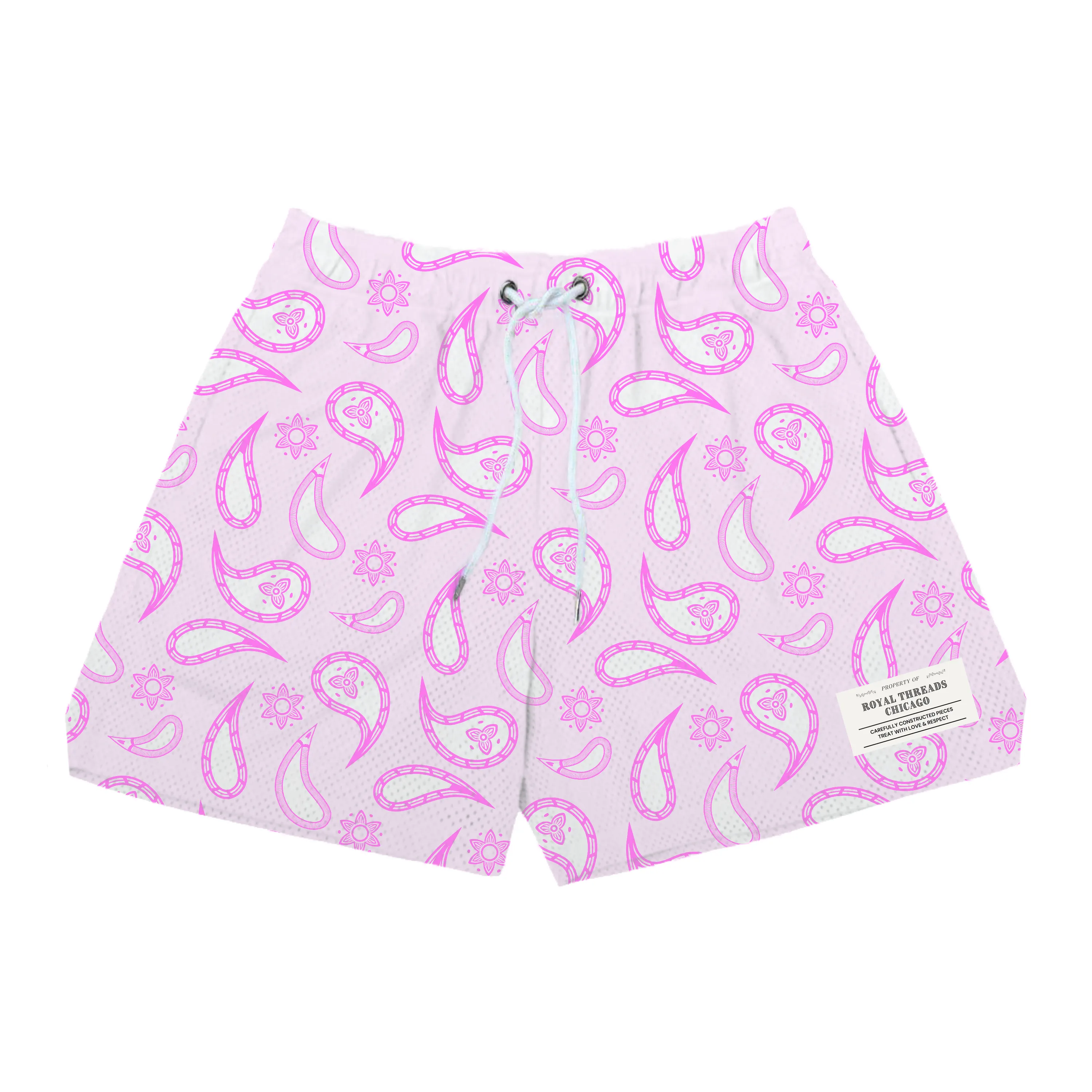 PINK PAISLEY MESH
