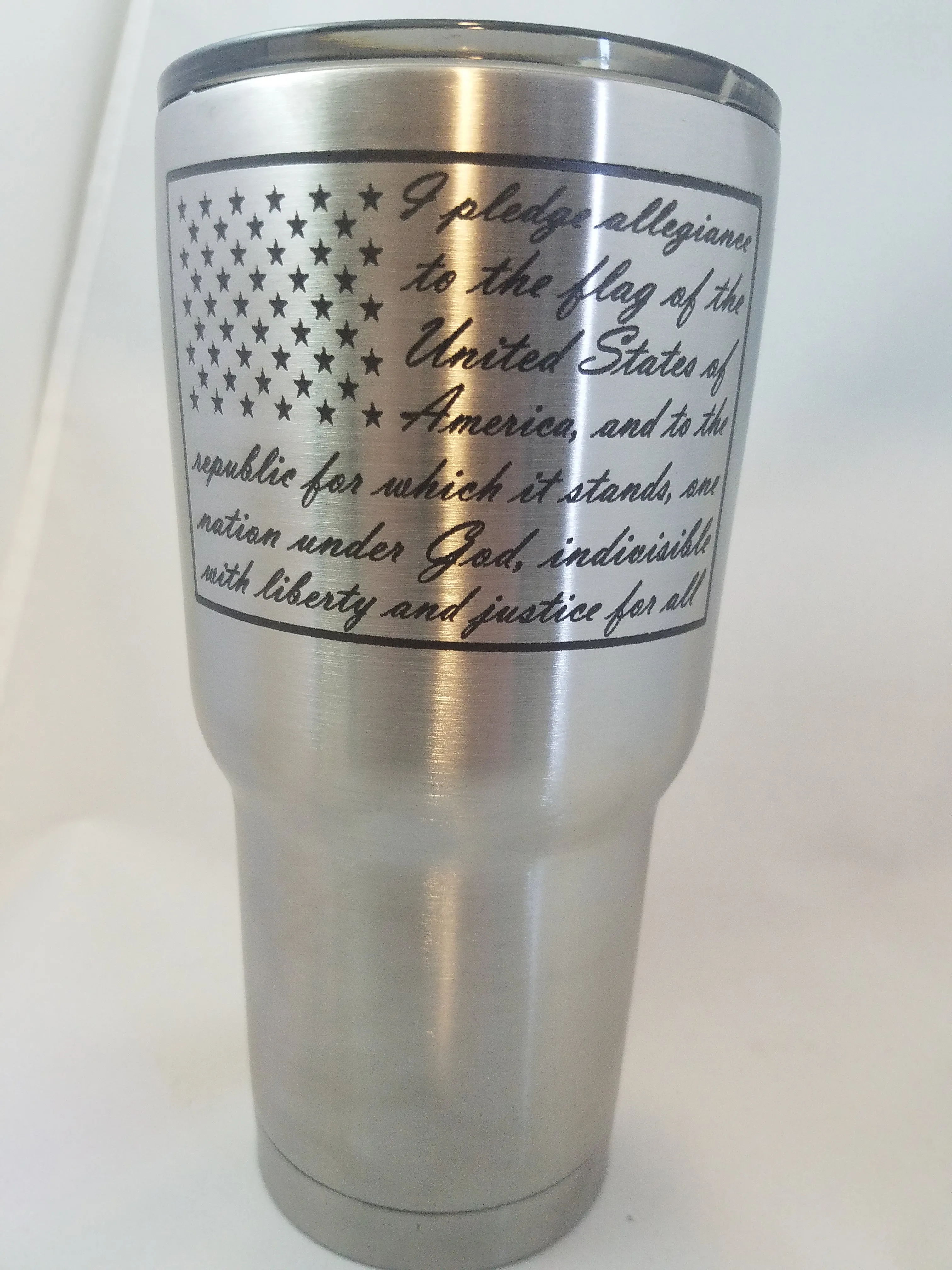 Pledge of allegiance 30oz tumbler