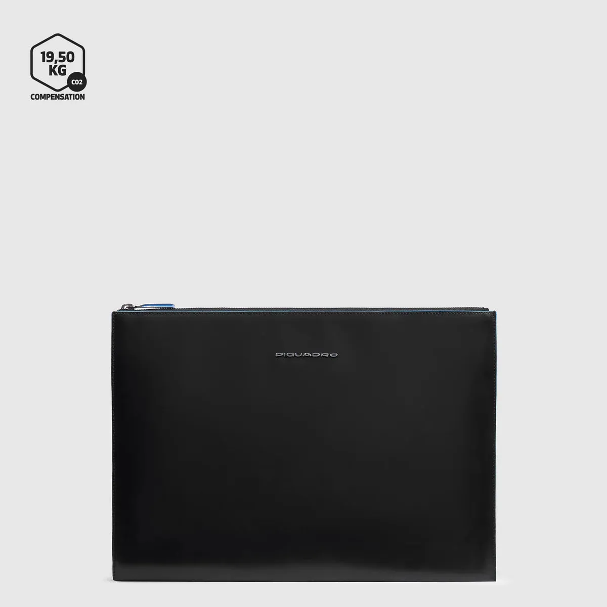 Pochette Piquadro Blue Square in Pelle Porta iPad®Pro 12,9'' Nero