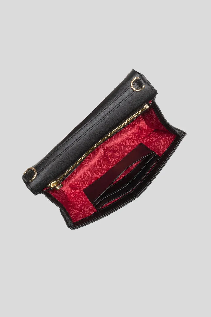 Portafogli Quilted Pu - Nero