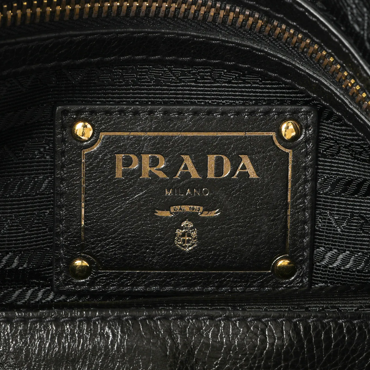 Prada Black Nylon Pleated Hobo