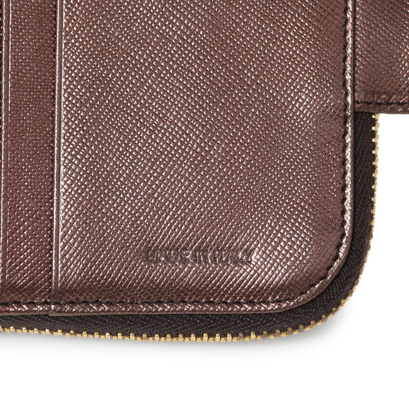 Prada Burgundy Nylon Compact Wallet