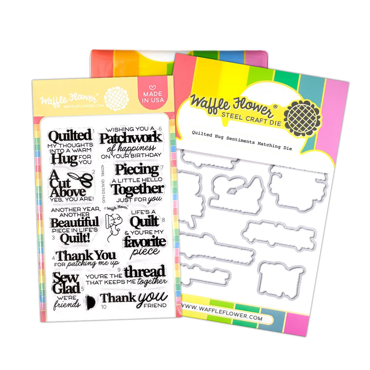 (Pre-Order) Quilted Hug Sentiments Combo