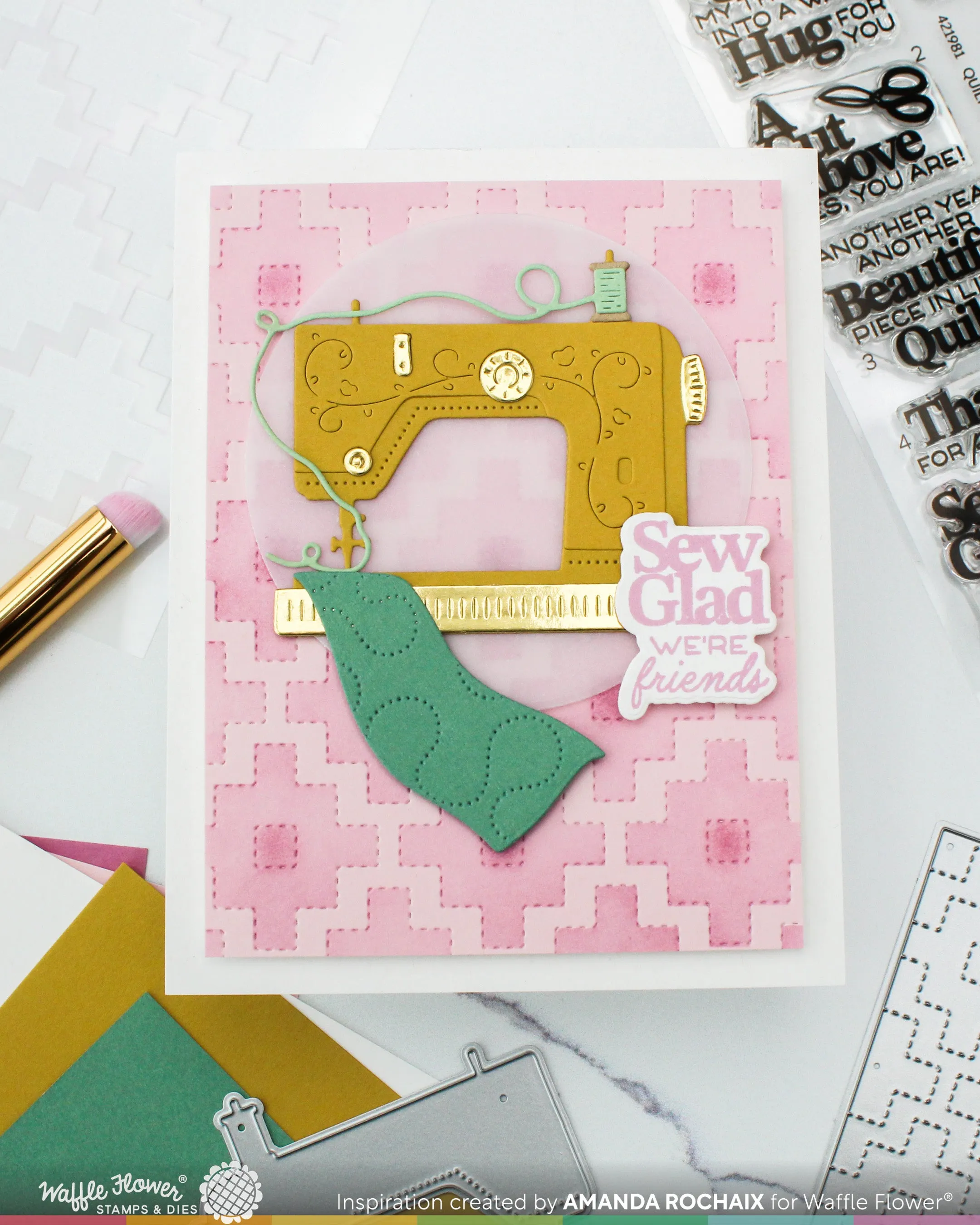 (Pre-Order) Quilted Hug Sentiments Combo