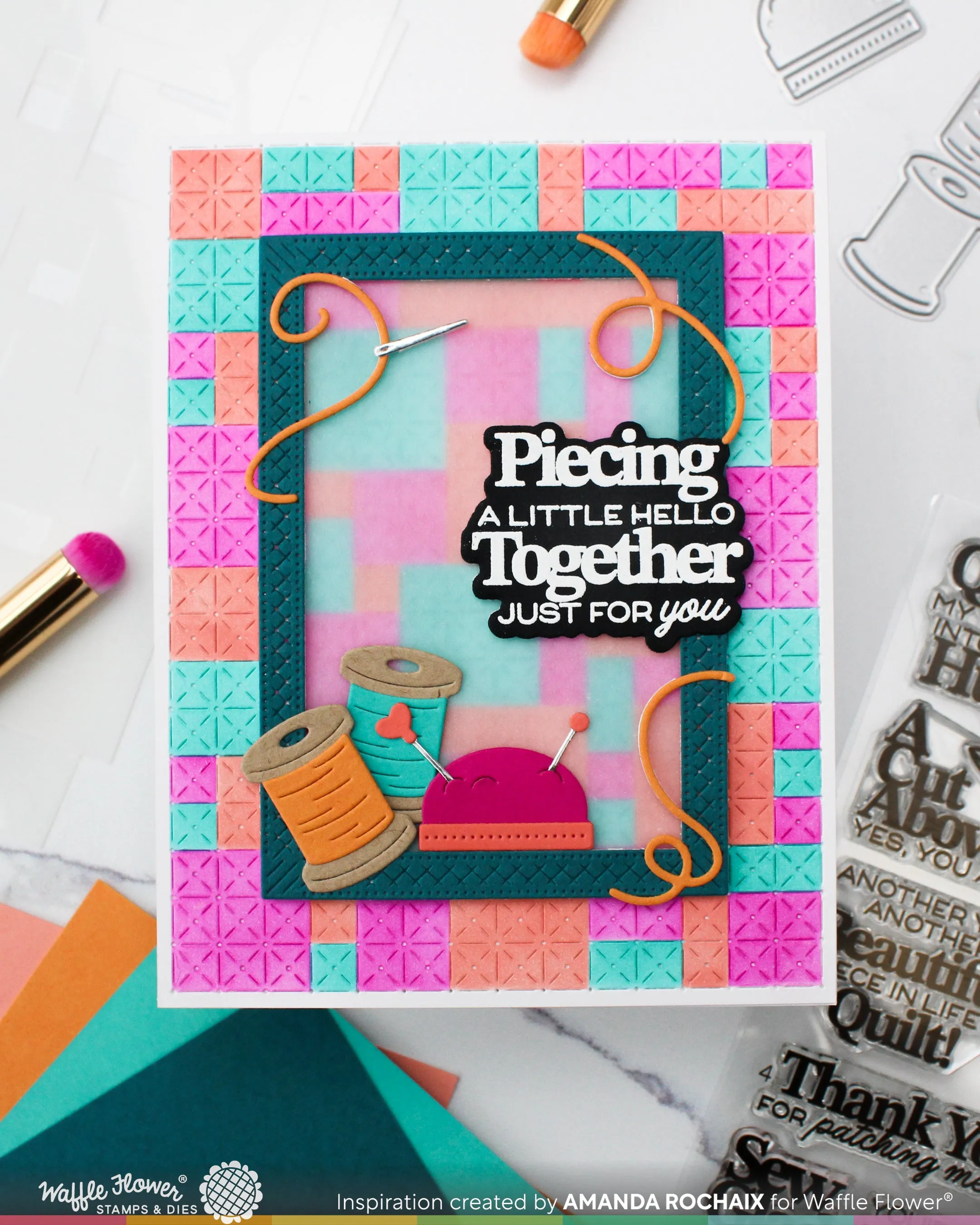 (Pre-Order) Quilted Hug Sentiments Combo