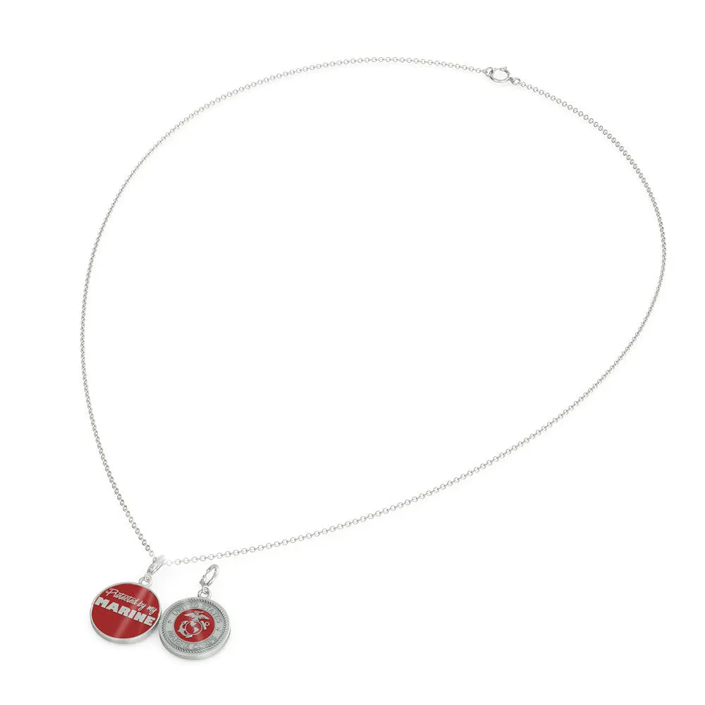 Protected by my MARINE Charm (.925 silver)
